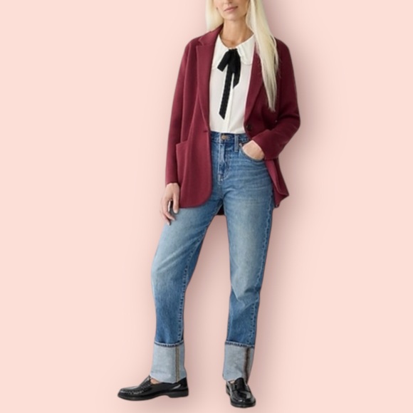 J. CREW Cecile Relaxed Sweater Blazer NWT - Picture 1 of 5